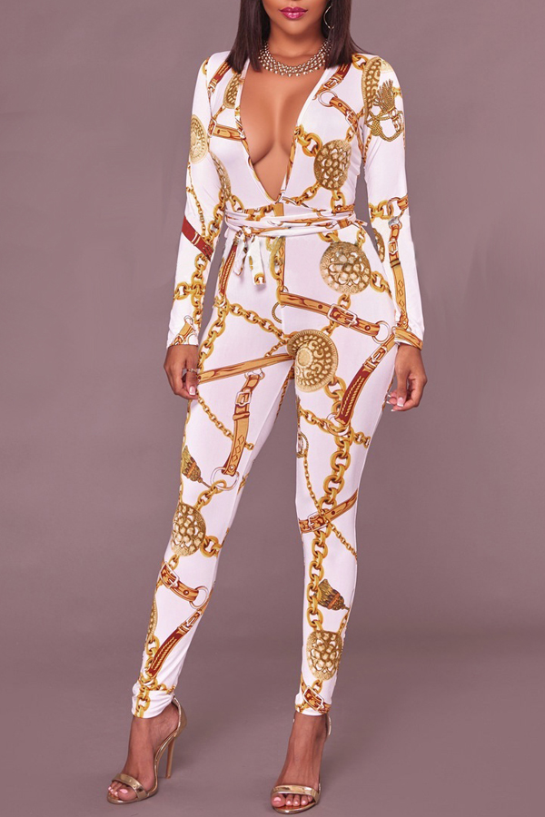 Polyester Print Regular JumpsuitsLW Fashion Online For Women