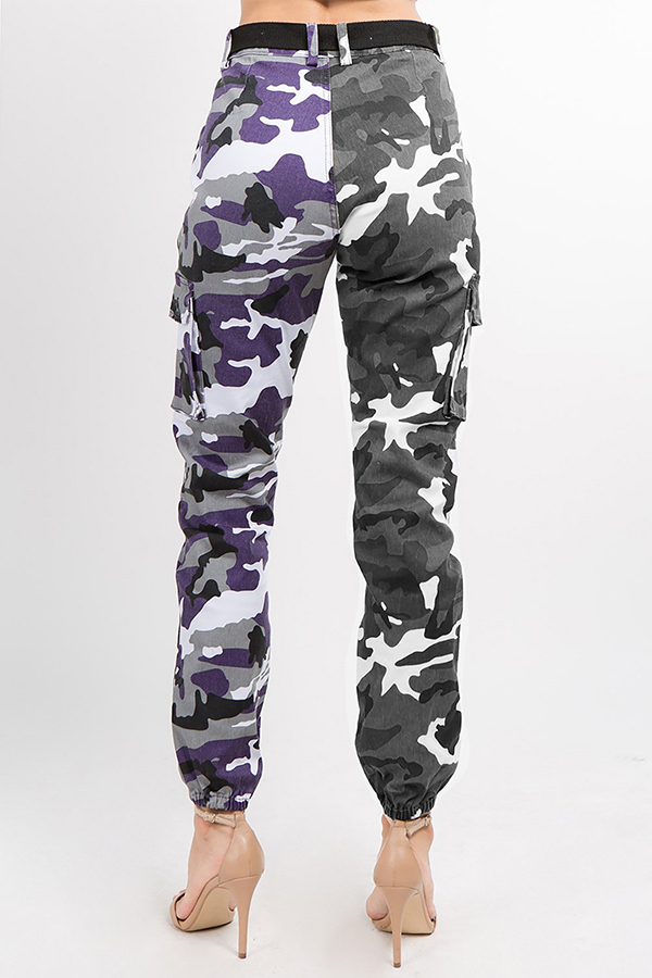 Lovely Trendy Camouflage Printed Grey PantsLW | Fashion Online For ...