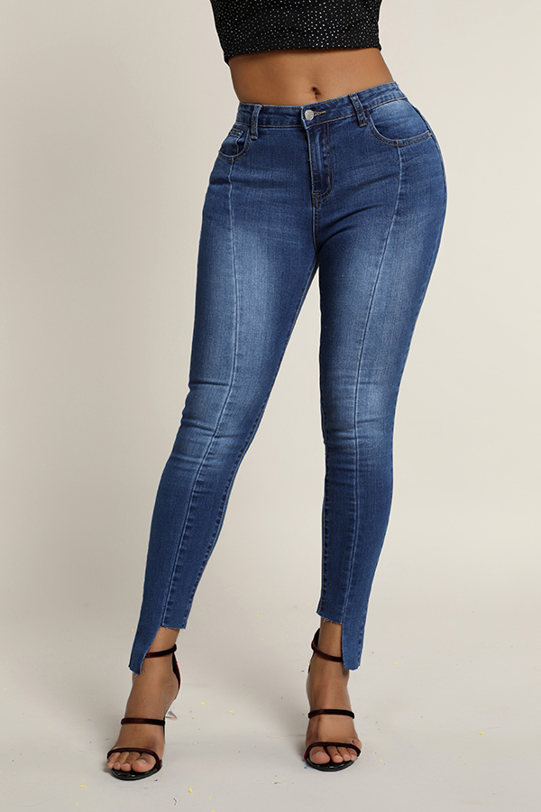Lovely Casual Skinny Blue JeansLW | Fashion Online For Women ...