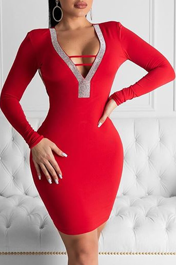 Lovely Sexy Backless Red Mini DressLW | Fashion Online For Women ...
