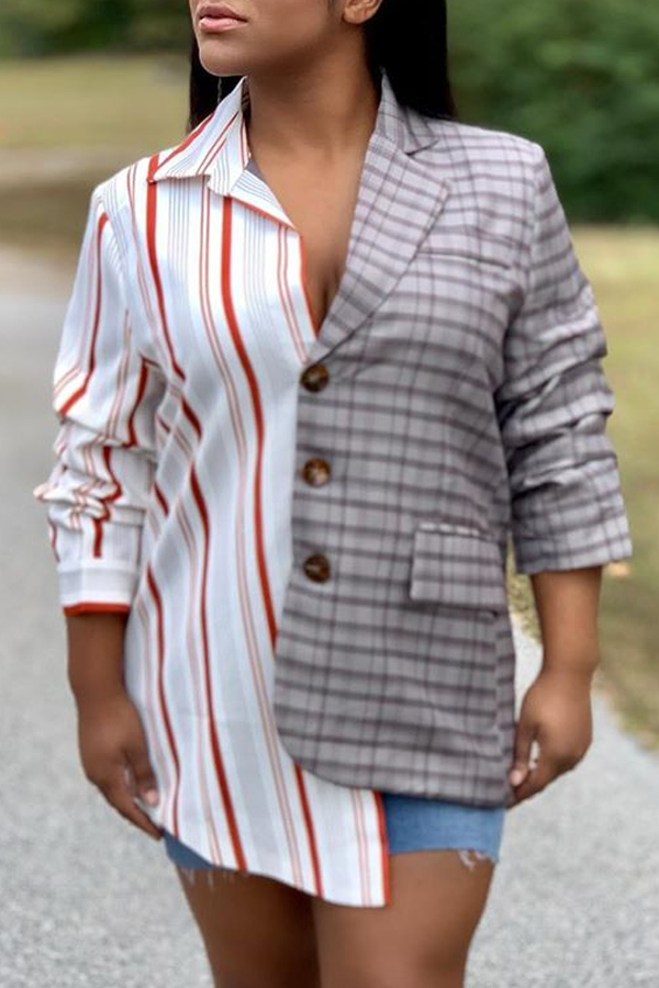 blazer spring patchwork