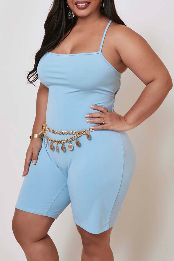 baby blue plus size top