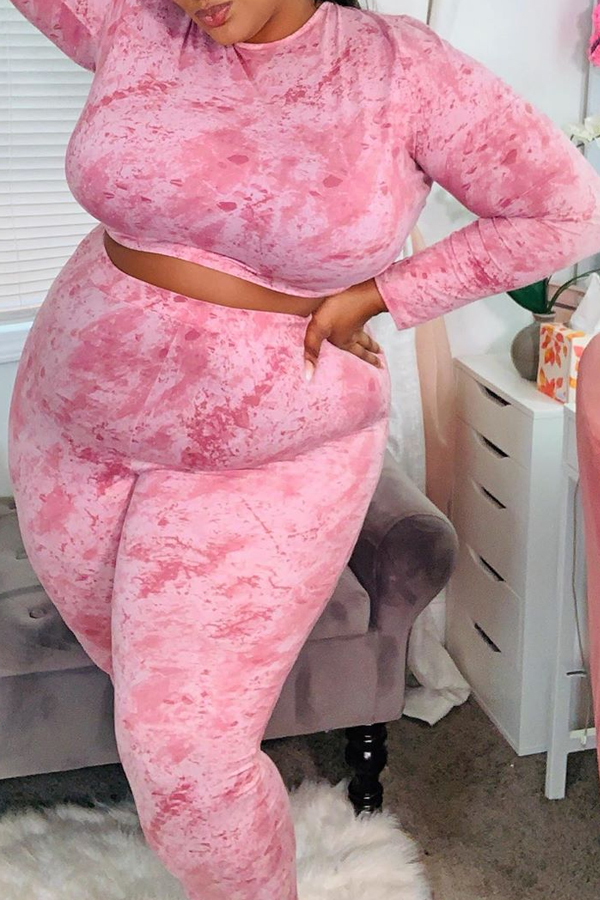 pink tie dye pants
