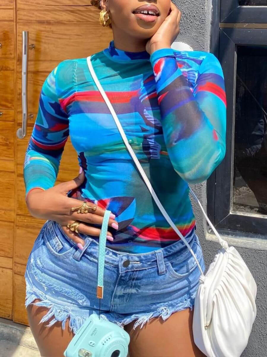 see through camo shirt